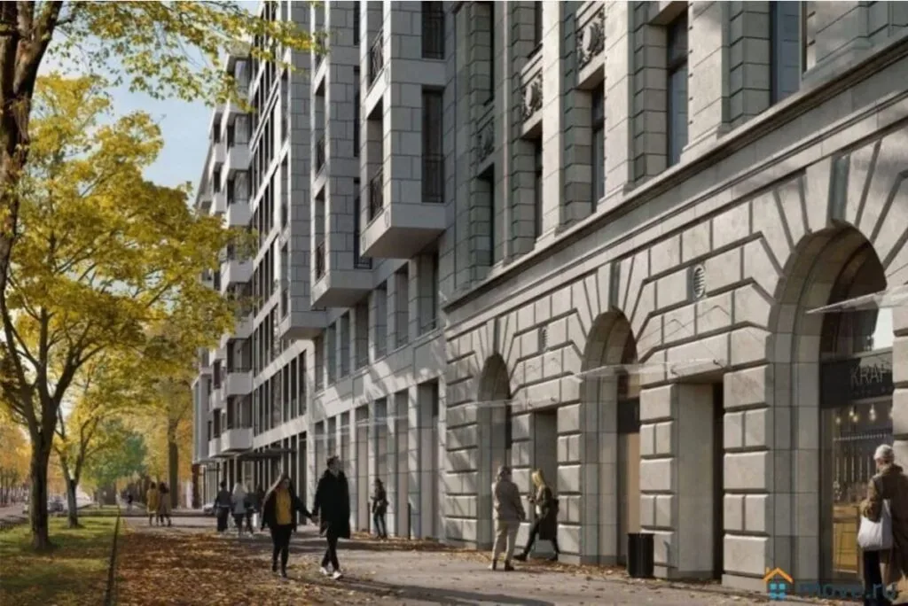 Поставка фасадных плит из гранита Wuhan Grey для ЖК «Большой, 67», Санкт-Петербург